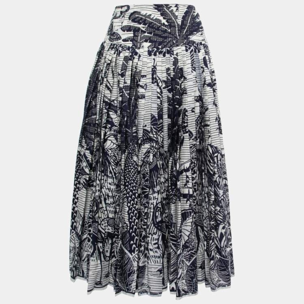Christian Dior Runway Cruise Collection Toille De Jouy Pleated Skirt